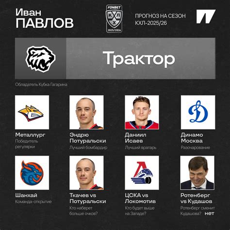 Главные фавориты плей-офф КХЛ в этом сезоне: прогнозы и аналитика